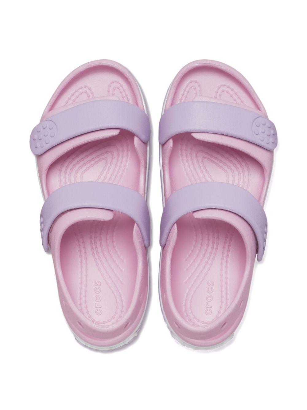 Sandali per bambina Crocs Kids rosa con dettaglio bicolore 209423 BALV CROCS KIDS 