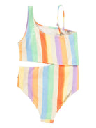 Costume intero per bambina Molo Naan multicolore a righe 8S26P519 9525 MOLO KIDS 