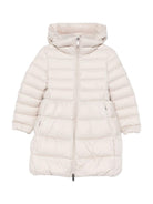 Giubbino per bambina Il Gufo beige dal design svasato A25GGP0006NN106 118 IL GUFO 