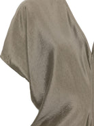 Abito per donna Alysi verde con design drappeggiato 116353 P6215 FA ALYSI 