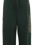 Pantaloni sportivi per bambino Molo Kids verdi con stampa grafica sul lato 1W26I201 5721 MOLO KIDS 