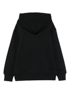 Felpa per bambino MSGM Kids nera con cappuccio F5MSJUHS019 110 MSGM KIDS 