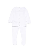 Set due pezzi per neonati Paz Rodriguez bianchi con chiusura a bottoni 103-123688 01 PaZ RODRIGUEZ KIDS 