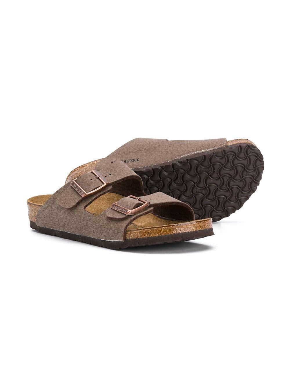 Ciabatte per bambini Birkenstock Kids marrone con fibbia 552893 MOCHA BIRKENSTOCK KIDS 