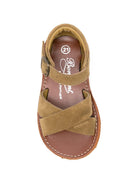Sandali per bambini Bonpoint verde con chiusura con fibbia S06KSOL00002 045 BONPOINT KIDS 