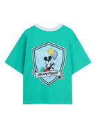 T-shirt per bambino The Marc jacobs Kids verde con dettaglio stampa W60762 73D THE MARC JACOBS KIDS 