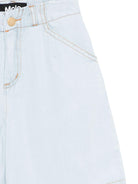 Shorts per bambina Molo denim con applicazione posteriore con logo 2S26H201 5487 MOLO 