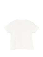 T-shirt per neonata Elisabetta Franchi La Mia Bambina bianca con dettaglio logo EGTS1070JE006 0115 ElISABETTA FRANCHI 