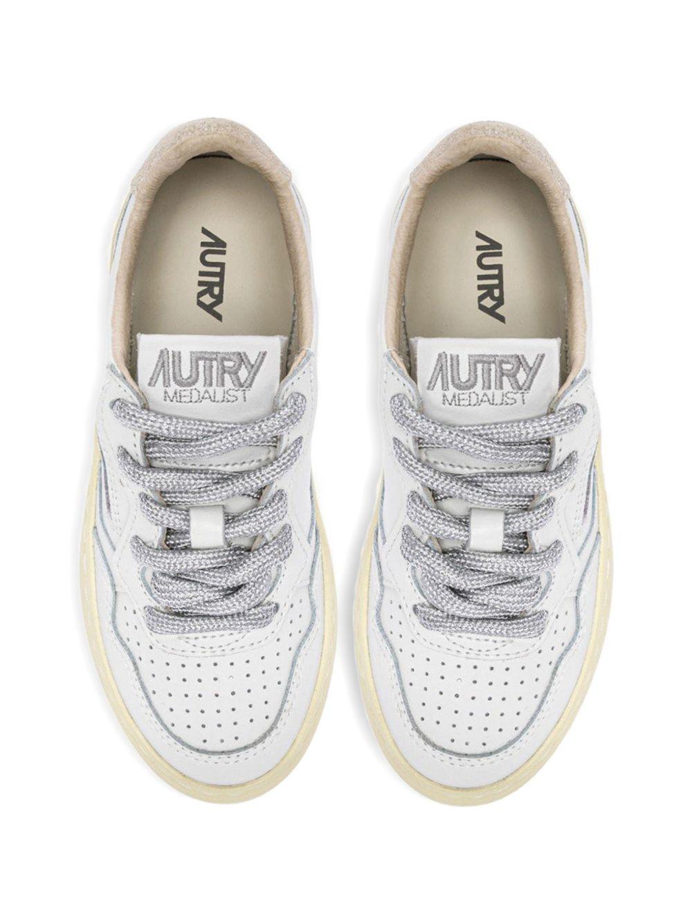 Sneakers per bambini Autry Kids Medalist bianche con lacci KULK WF01 AuTRY KIDS 