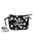 Borsa a tracolla per bambina The Marc Jacob Kids nera con stampa a fiori W60835 09B THE MARC JACOBS KIDS 