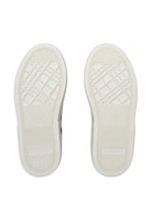 Sneakers per bambini Burberry Kids bianche con inserti con motivo Vintage Check 8122647 B9368 BURBERRY KIDS 