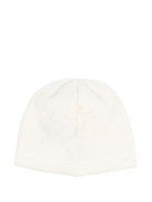 Cappello per neonati Paz Rodriguez Kids bianco con placca logo sul davanti 040-123234 6062 PaZ RODRIGUEZ KIDS 