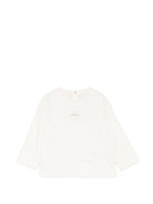 T-shirt per neonato Emporio Armani Kids bianca con patch logo EB001640 AF26009 U1009 EMPORIO ARMANI KIDS 