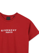 T-shirt per bambina Givenchy Kids rossa con logo sul davanti H31315 96D GIVENCHY KIDS 