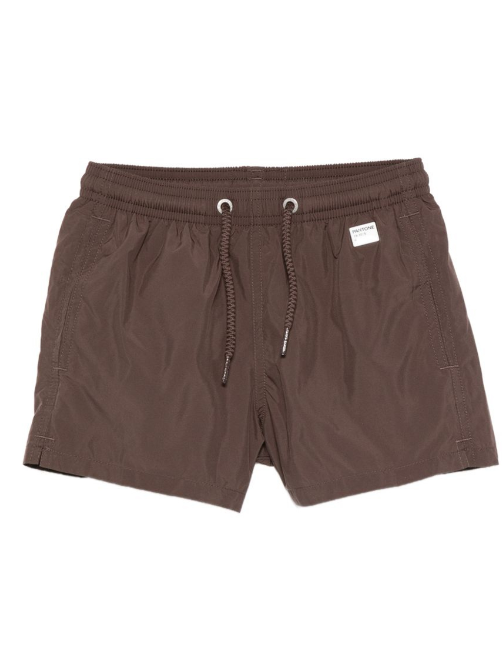 Costume per bambino MC2 Saint Barth Kids marrone con toppa con logo sul retro JEA0012 01659L MC2 ST. BARTH KIDS 