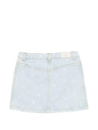 Gonna per bambina Bonpoint denim con stampa ciliegie all-over S06GSKW00008 610 BONPOINT KIDS 