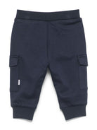 Pantaloni sportivi affusolati per neonato BOSS Kidswear blu con due tasche laterali J52076 849 BOSS KIDS 