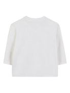 T-shirt per neonata Kenzo Kids bianca con stampa Boke Flower K61276 117 KENZO KIDS 