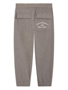 Pantaloni per bambino Dolce & Gabbana Kids grigi con motivo gessato L44P90 FURN5 S8051 DOLCE & GABBANA KIDS 