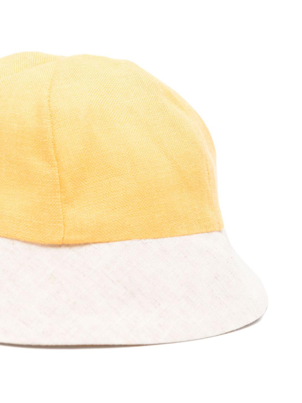 Cappello per neonata La Stupenderia giallo con orlo a contrasto e corona rotonda TBCP53D07 D05 LA STUPENDERIA KIDS 
