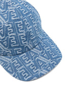 Cappello per bambino Emporio Armani Kids blu con stampa logo all-over EB001136 AF24090 FB056 EMPORIO ARMANI KIDS 