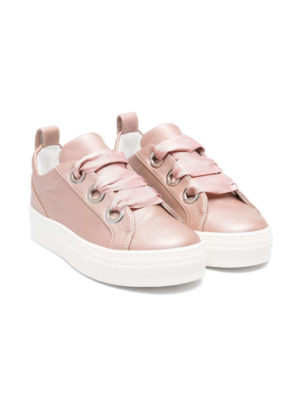 Sneakers per bambina Colorichiari rosa con soletta in pelle con logo FJ958172 4114 82 COLORICHIARI KIDS 