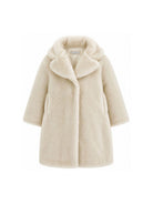 Cappotto per bambina Monnalisa Kids biege con colletto 17H109 8034 0001 MONNALISA KIDS 