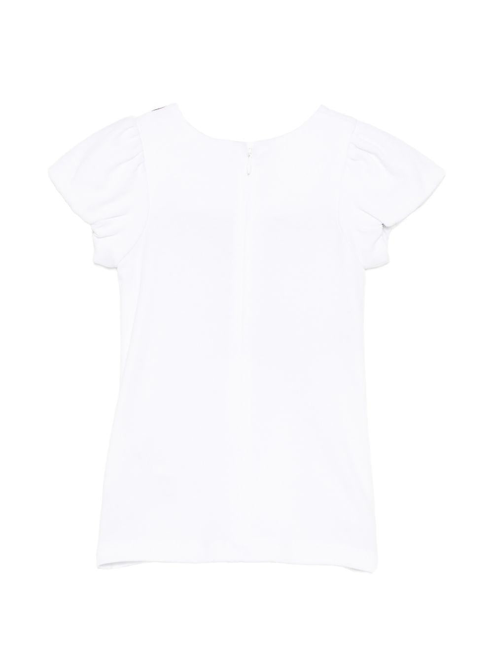 Abito per neonata The Marc Jacobs Kids bianco con maniche a ruches W60809 10P THE MARC JACOBS KIDS 