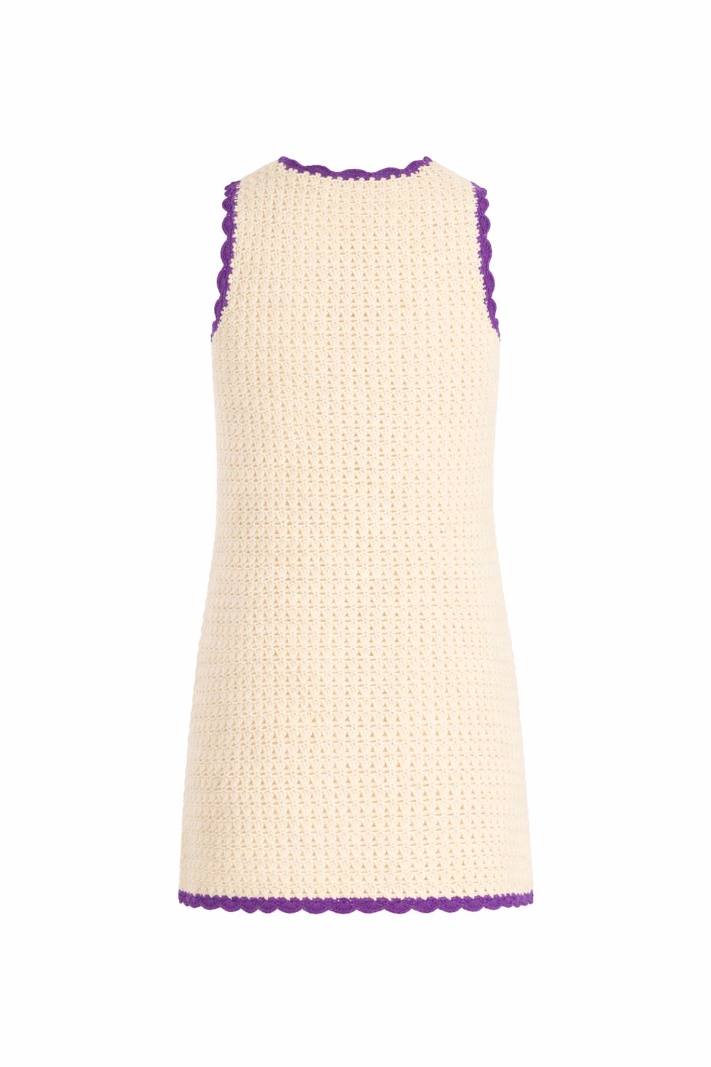 Abito per bambina Bonpoint bianco con lavorazione a uncinetto C06GDRK00002 003 BONPOINT KIDS 