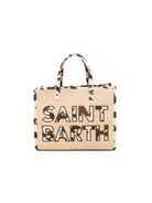 Borsa Vivian medium MC2 Saint Barth beige con rifiniture muccate VVID001 00370L MC2 ST. BARTH KIDS 