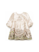 Abito per neonata Etro Kids beige con stampa paisley GZ1090 K0323 102BG ETRO KIDS 