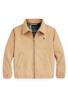 Giubbino Bayport per bambino Polo Ralph Lauren Kids beige con colletto classico 322934661 001 Ralph Lauren kids 