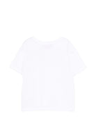 T-shirt per bambina Just Cavalli Kids bianca con stampa grafica JGP26067TS WHITE ROBERTO CAVALLI KIDS 