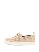 Mocassini da barca per bambino Bonpoint beige con lacci S06BSOL00002 060 BONPOINT KIDS 