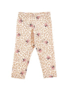 Completo t-shirt e pantaloni per neonata Monnalisa Kids multicolore con stampa leopardata 39H500 8002 0180 MONNALISA KIDS 