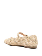 Ballerine per bambina Eli1957 beige con cinturino a fibbia 53020AN TIERRA Eli Kids 