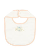 Set tutina, berretto e bavaglino per neonati Fendi Kids bianco con stampa orsetto BUK167 ST8 F0TU9 FENDI KIDS 