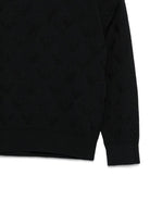 Maglione per bambino Emporio Armani Kids blu con scollo rotondo EB001229 AF23415 UB118 EMPORIO ARMANI KIDS 