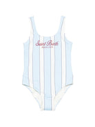 Costume per bambina MC2 Saint Barth Kids multicolore con design a righe CARA001 03087L MC2 ST. BARTH KIDS 