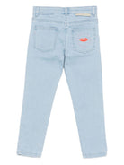 Jeans per bambina Stella McCartney Kids in denim con ricamo sulla tasca posteriore TX6E60 Z0153 606 STELLA McCARTNEY KIDS 