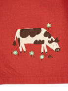Camicia per bambino Bobo Choses Kids rossa con stampa grafica sul davanti B126AC034 611 BOBO CHOSES KIDS 