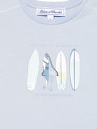 T-shirt con stampa per neonato Tartine & Chocolat azzurro con girocollo CA10041 45 TArtine & Chocolat KIDS 