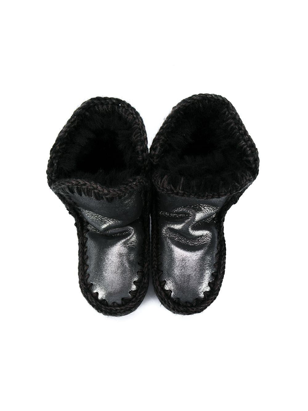 Stivaletti Eskimo per bambina Mou Kids nero con design senza lacci FK101000C MGBLK MOU KIDS 