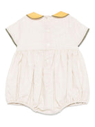 Tutina per neonato La Stupenderia beige con colletto a contrasto TBPG51D05 D19 LA STUPENDERIA KIDS 