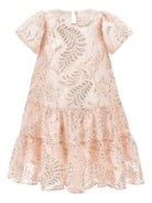 Abito per bambina Monnalisa rosa con decorazione a paillettes 71G918RM 7995 9270 MONNALISA KIDS 