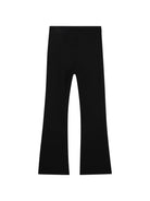 Pantaloni svasati per bambina Kenzo Kids neri con applicazione Boke Flower K62187 09B KENZO KIDS 