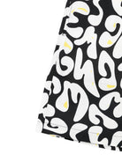 Shorts per bambino MSGM Kids multicolore con stampa logo all-over S6MSJBBE253 110 MSGM KIDS 