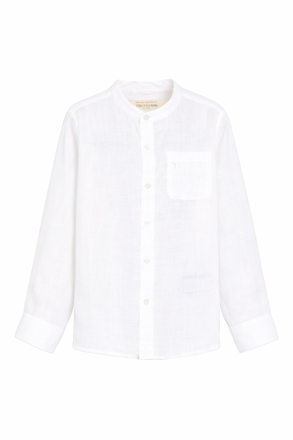 Camicia per bambino Trussardi Junior bianca con tasca sul petto TBP26140CA WHITE TRUSSARDI KIDS 
