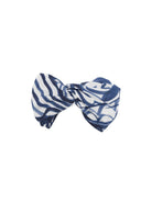 Fascia per capelli per neonata Il Gufo bianco e blu con dettaglio ad incrocio P26GPH0016C4154 475 IL GUFO KIDS 