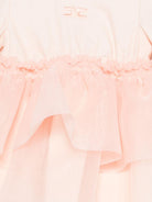 Abito per neonata Elisabetta Franchi La Mia Bambina rosa con ruches ENAB0760CA235 C036 ElISABETTA FRANCHI KIDS 